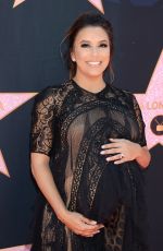 Pregnant EVA LONGORIA Honoured with Star at Hollywood Walk of Fame in Los Angeles 04/16/2018