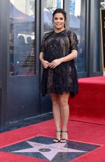 Pregnant EVA LONGORIA Honoured with Star at Hollywood Walk of Fame in Los Angeles 04/16/2018