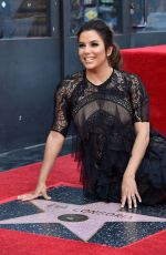 Pregnant EVA LONGORIA Honoured with Star at Hollywood Walk of Fame in Los Angeles 04/16/2018