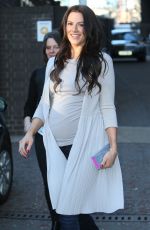 Pregnant JESSICA CUNNIGHAM Leaves ITV Studios in London 04/05/2018