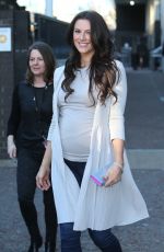 Pregnant JESSICA CUNNIGHAM Leaves ITV Studios in London 04/05/2018