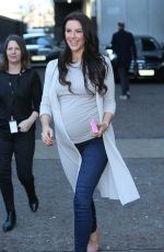 Pregnant JESSICA CUNNIGHAM Leaves ITV Studios in London 04/05/2018