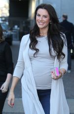 Pregnant JESSICA CUNNIGHAM Leaves ITV Studios in London 04/05/2018