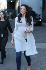 Pregnant JESSICA CUNNIGHAM Leaves ITV Studios in London 04/05/2018