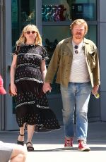 Pregnant KIRSTEN DUNST and Jesse Plemons Out in Hollywood 04/27/2018