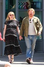 Pregnant KIRSTEN DUNST and Jesse Plemons Out in Hollywood 04/27/2018