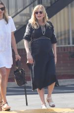 Pregnant KIRSTEN DUNST Arrives at Sunday Church Service on Easter in Los Angeles 04/01/2018