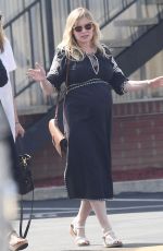 Pregnant KIRSTEN DUNST Arrives at Sunday Church Service on Easter in Los Angeles 04/01/2018