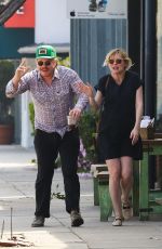 Pregnant KIRSTEN DUNST Out and About in Los Angeles 04/04/2018