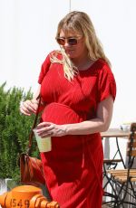 Pregnant KIRSTEN DUNST Out for Lunch in Burbank 04/24/2018