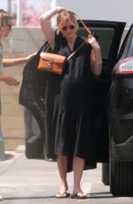 Pregnant KIRSTEN DUNST Out for Lunch in Toluca Lake 04/10/2018