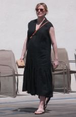 Pregnant KIRSTEN DUNST Out for Lunch in Toluca Lake 04/10/2018