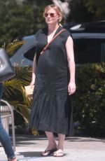 Pregnant KIRSTEN DUNST Out for Lunch in Toluca Lake 04/10/2018