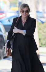 Pregnant KIRSTEN DUNST Out in Los Angeles 04/17/2018