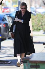 Pregnant KIRSTEN DUNST Out in Los Angeles 04/17/2018