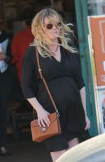 Pregnant KIRSTEN DUNST Out in Los Angeles 04/20/2018