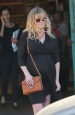 Pregnant KIRSTEN DUNST Out in Los Angeles 04/20/2018