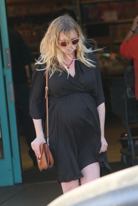 Pregnant KIRSTEN DUNST Out in Los Angeles 04/20/2018