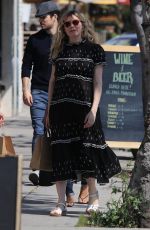 Pregnant KIRSTEN DUNST Shopping at Pergolina in Toluca Lake 04/03/2018