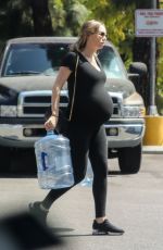 Pregnant KYM JOHNSON Out Shopping in Beverly Hills 04/07/2018