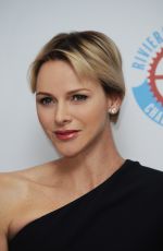 PRINCESS CHARLENE at 2nd Gala of Riviera Water Bike Challenge at Yacht Club in Monaco 04/14/2018