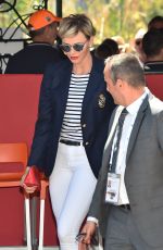 PRINCESS CHARLENE OF MONACO at Monte Carlo Rolex Masters in Monaco 04/22/2018