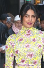 PRIYANKA CHOPRA at Good Morning America in New York 04/26/2018