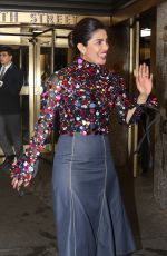 PRIYANKA CHOPRA Leaves NBC Studios in New York 04/25/2018