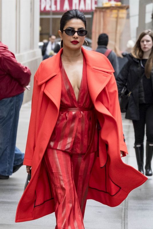 PRIYANKA CHOPRA Out and About in New York 04/25/2018