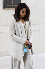 PTIYANKA CHOPRA Leaves Her Hotel in New York 04/23/2018