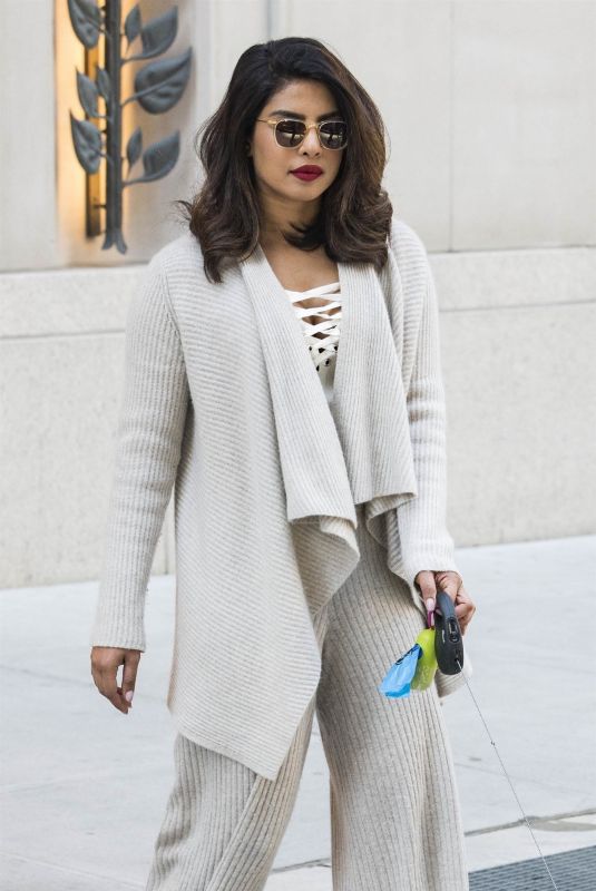 PTIYANKA CHOPRA Leaves Her Hotel in New York 04/23/2018
