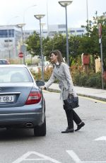 QUEEN LETIZIA OF SPAIN at La Moraleja Hospital in Madrid 04/07/2018