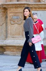 QUEEN LETIZIA OF SPAIN at Traditional Easter Mass in Cathedral of Santa Maria of Palma in Mallorca 04/01/2018