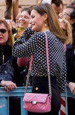 QUEEN LETIZIA OF SPAIN at Traditional Easter Mass in Cathedral of Santa Maria of Palma in Mallorca 04/01/2018