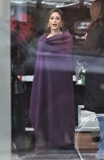 RACHEL BILSON on the Set of Take Two in Vancouver 04/14/2018