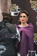 RACHEL BILSON on the Set of Take Two in Vancouver 04/14/2018