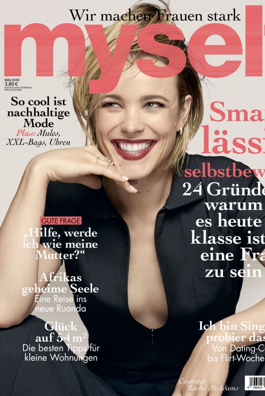 RACHEL MCADAMS on the Cover of Myself Magazine, May 2018