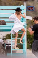 RACHEL MCCORD in Daisy Duke at a Beach in Malibu 04/07/2018