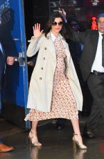 RACHEL WEISZ Arrives at Good Morning America in New York 04/25/2018
