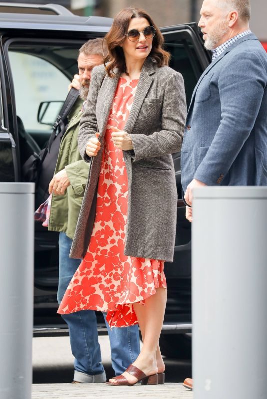 RACHEL WEISZ Heading to a Meeting in New York 04/24/2018