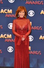 REBA MCENTIRE at 2018 ACM Awards in Las Vegas 04/15/2018