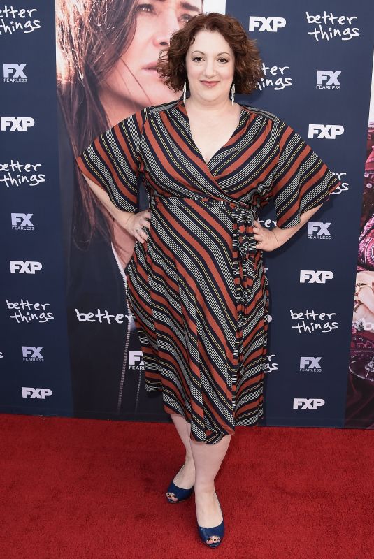 REBECCA METZ at Better Things FYC Event in Los Angeles 04/19/2018