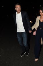 REBEKAH VARDY at Jamie Lomas’ Birthday at Gino Restaurant in London 04/21/2018