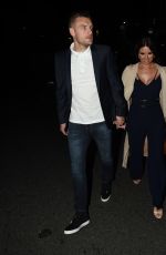 REBEKAH VARDY at Jamie Lomas’ Birthday at Gino Restaurant in London 04/21/2018