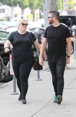 REBEL WILSON Out for Lunch at Urth Caffe in Beverly Hills 03/31/2018