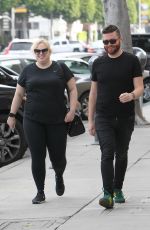 REBEL WILSON Out for Lunch at Urth Caffe in Beverly Hills 03/31/2018