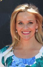 REESE WITHERSPOON at Eva Longoria Hollywood Walk of Fame Ceremony in Los Angeles 04/16/2018