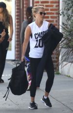 REESE WITHERSPOON Leaves a Gym in Los Angeles 04/12/2018
