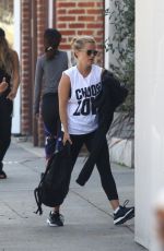 REESE WITHERSPOON Leaves a Gym in Los Angeles 04/12/2018