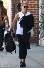 REESE WITHERSPOON Leaves a Gym in Los Angeles 04/12/2018